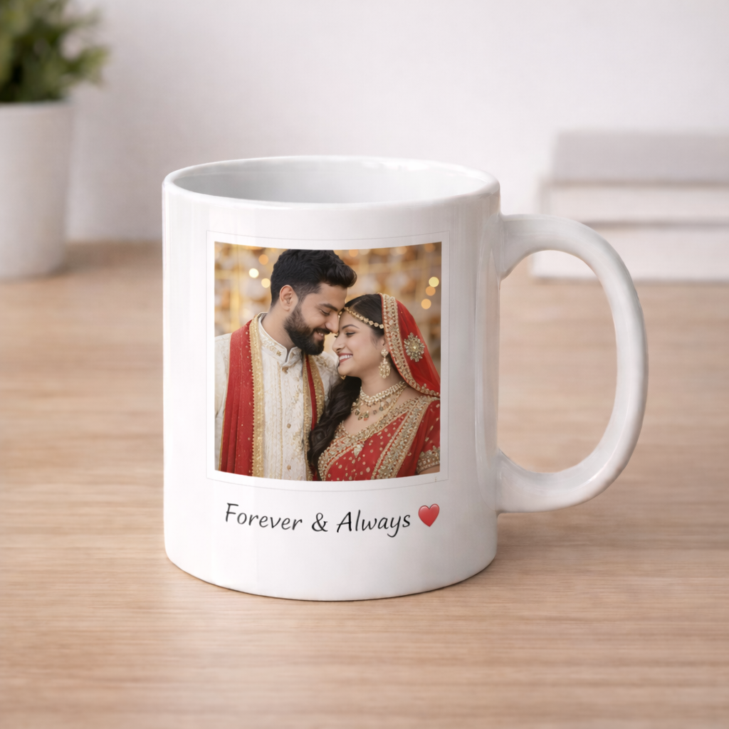 Wedding Photo Printed Mug
